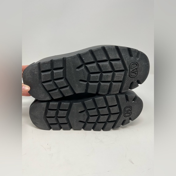 Valentino Garavani Uniqueform Platform Vlogo Chelsea Bootie Black EU 40 US 10 - Picture 4 of 9